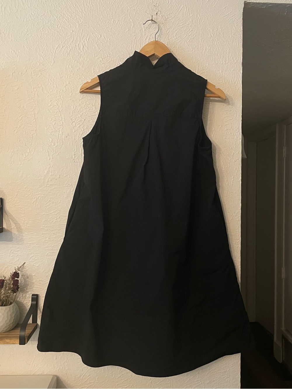 Tuckernuck Black Sleeveless Charlie Shirt Dress Small - Picture 6 of 8